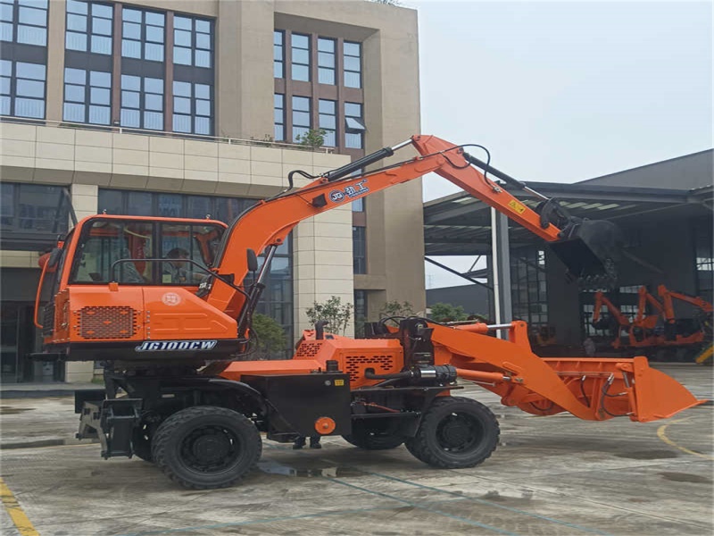 Máy xúc đào liên hợp bánh sau JG100CW