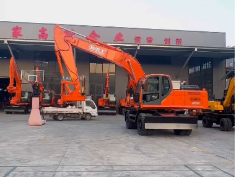 Ra mắt máy xúc từ hút bánh xe JG230S!