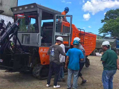 JingGong 4GL-1 mía xe chở gỗ nhận được lời khen ngợi từ Philippines khách hàng